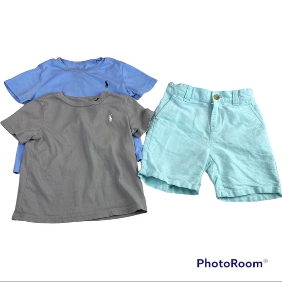 Ralph Lauren Other - Ralph Lauren Janie and Jack Baby Boy 18-24 Month Lot of 3 T-Shirts Shorts Summer